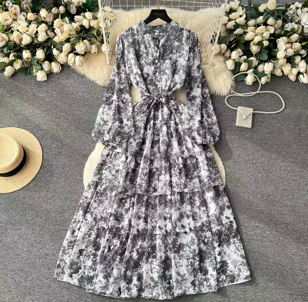 First option floral dress CD535 image