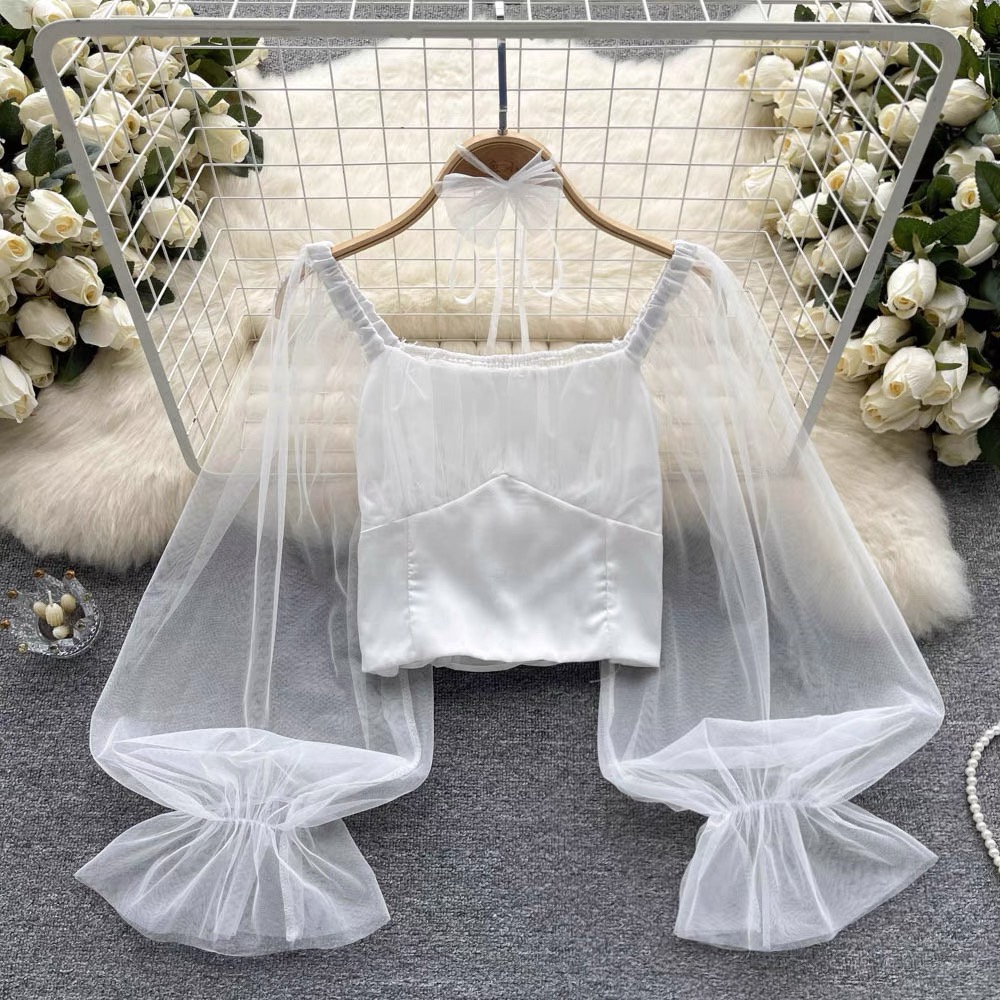 Likable effect mesh top TZZ1070 image