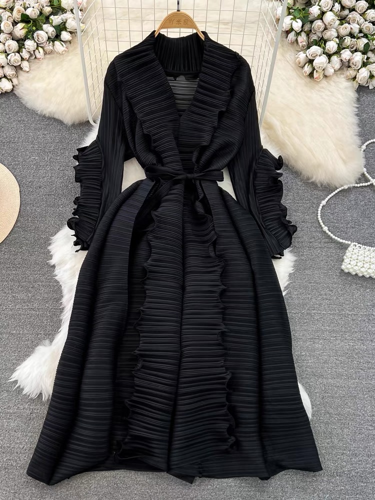 Curving you ruffle dress EVD47 image