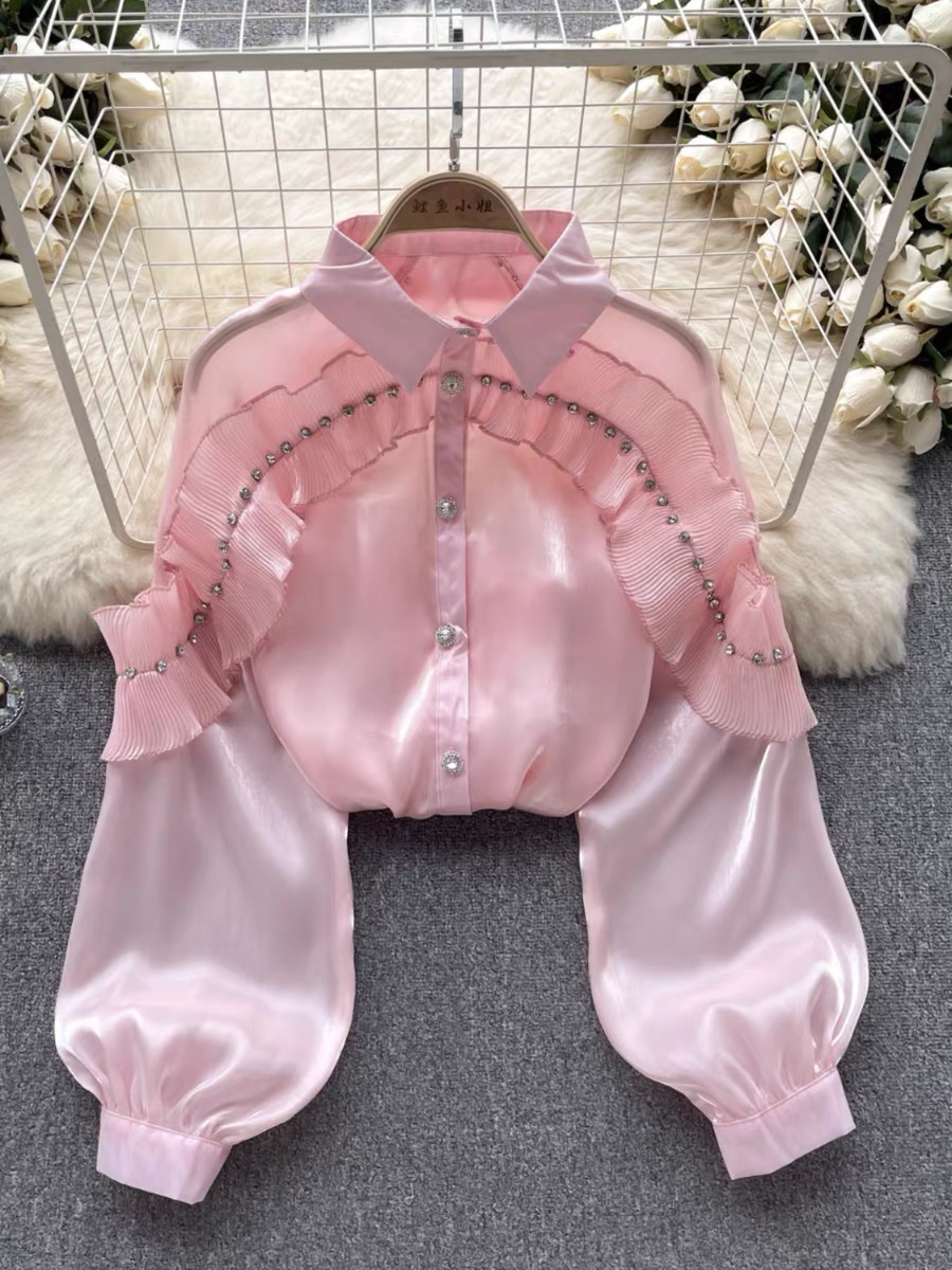 Dinner Night romance luxury blouse BE196