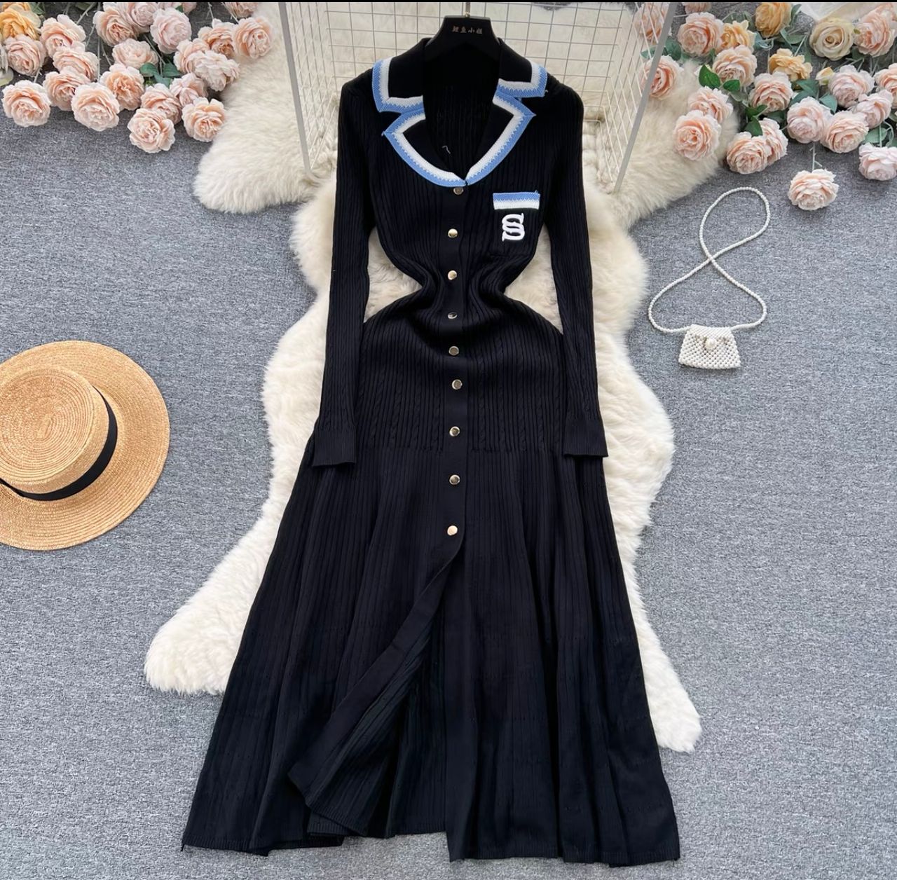 Successful babe knitted dress KD168 image
