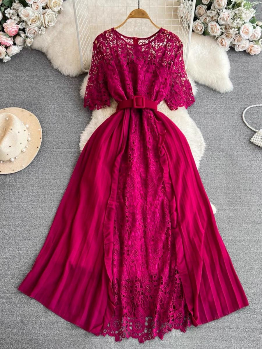 Divine basic lace dress EVD106 image