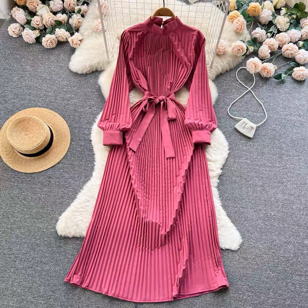 Praise me pleat dress FD202 image