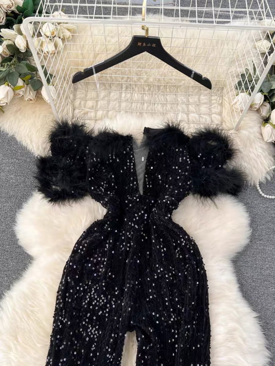 On the list for sequin jumpsuit JRZZ647 image