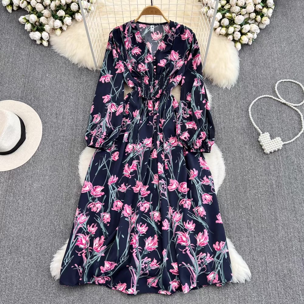 Don’t break his heart floral dress CD175 image