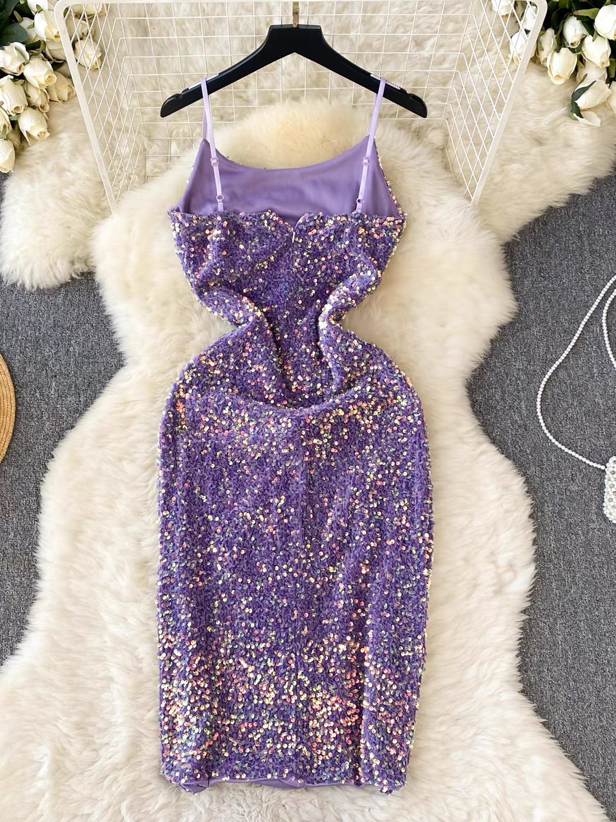 Night party sequin dress EBC77 image