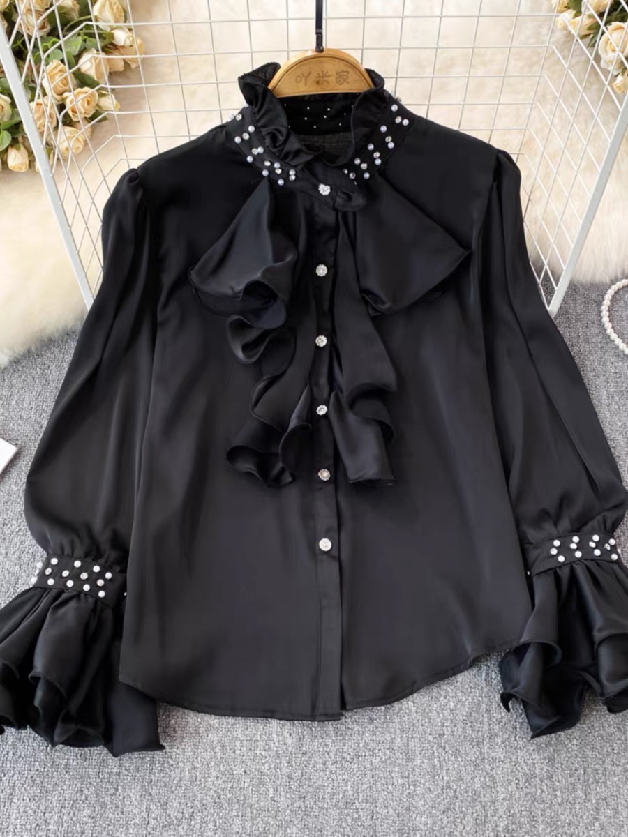 After party ruffle blouse BE252 image