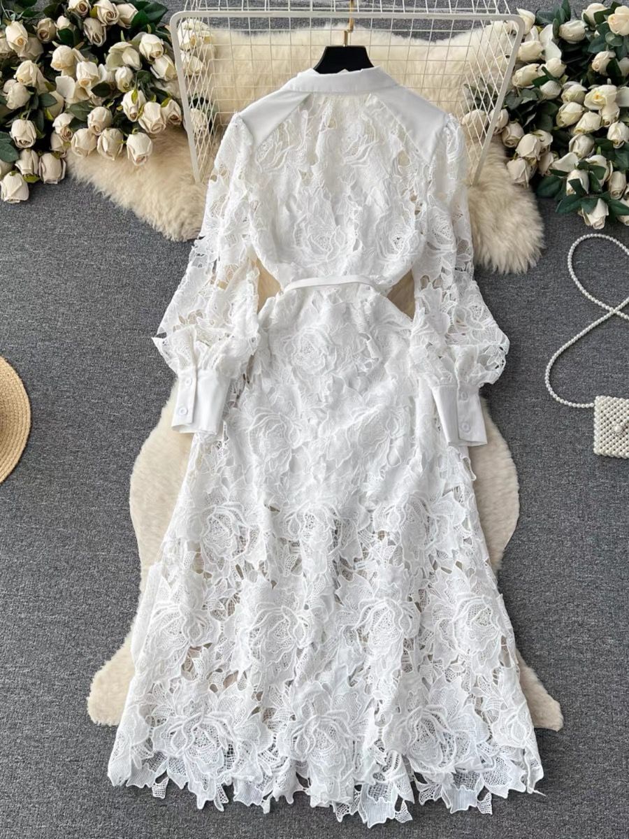 Hampton baby lace dress FD216 image
