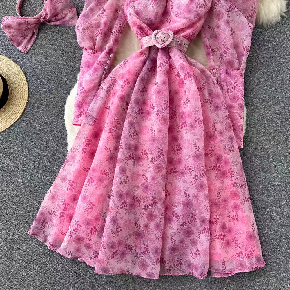 Birthday girl dress & hair bow FD75 image