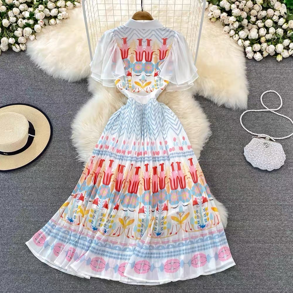 My undivided attention floral dress CD57 image