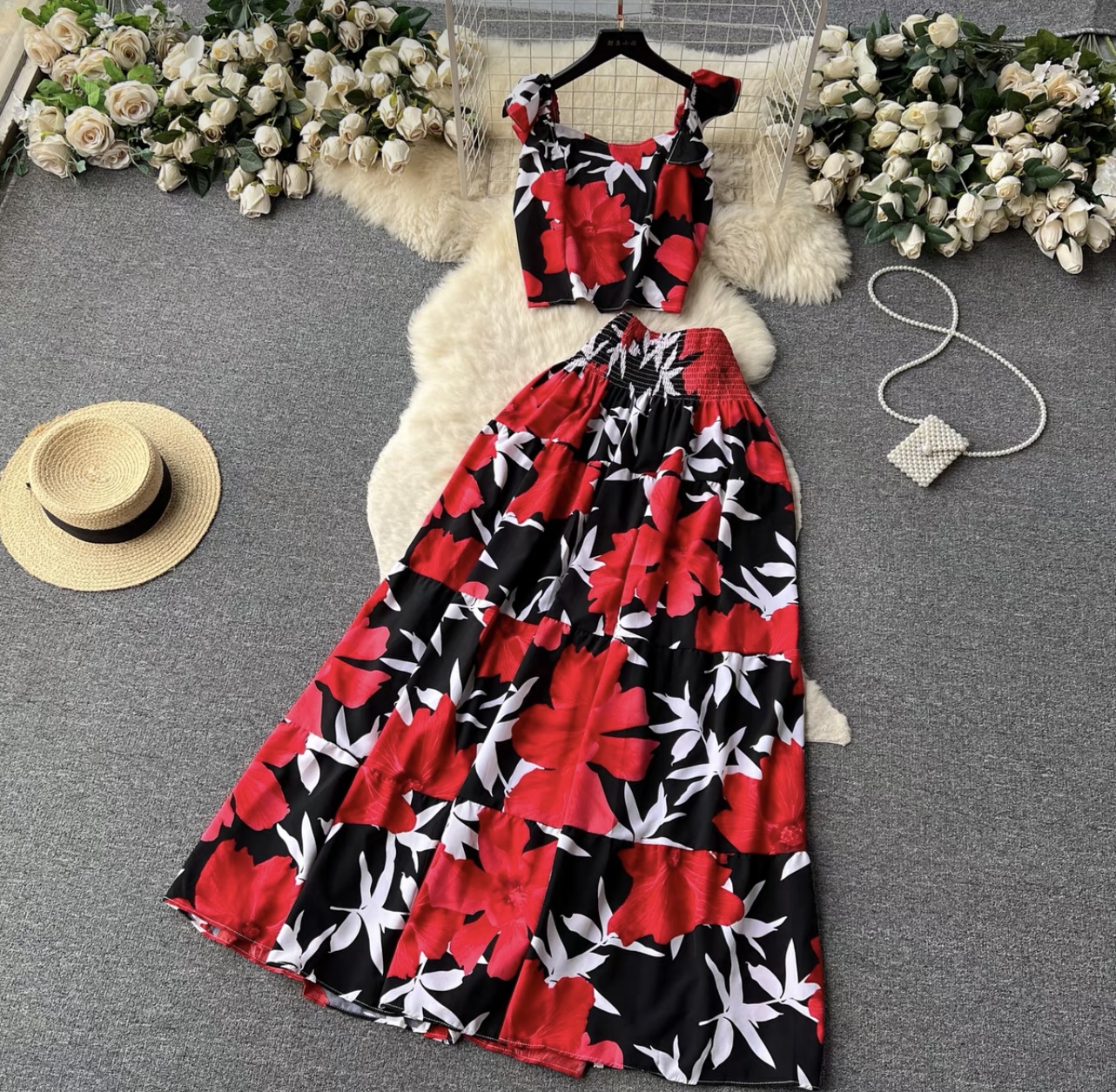 Sneaking looks floral set TPZZ2230 image