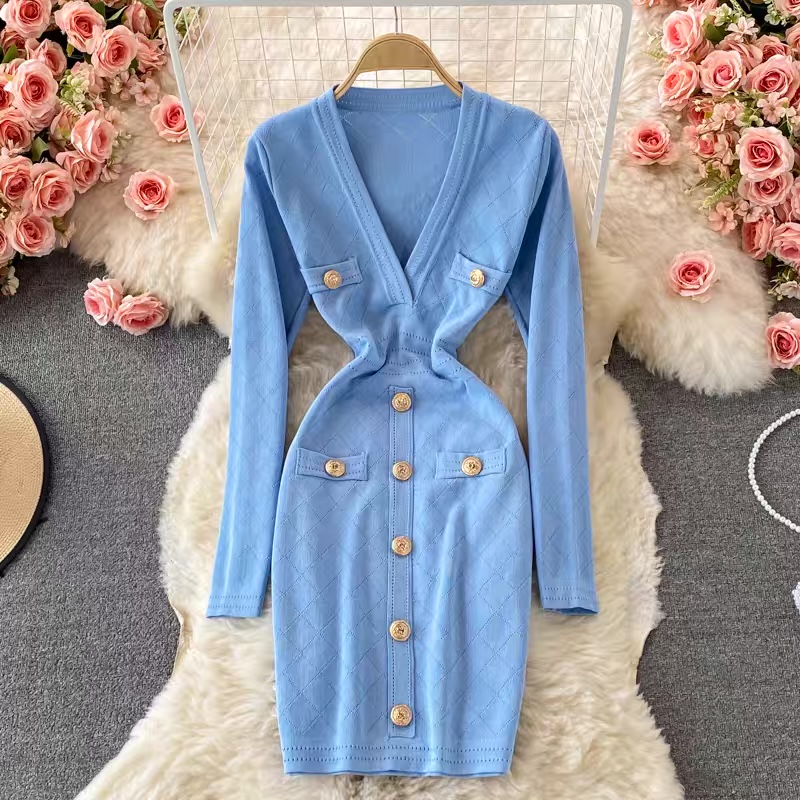 Casual date sweater gown KBC39 image