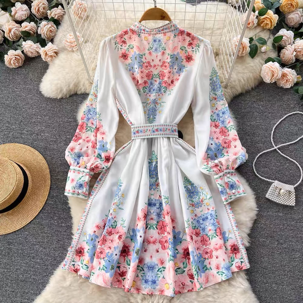 Play it your way print dress ED36 image