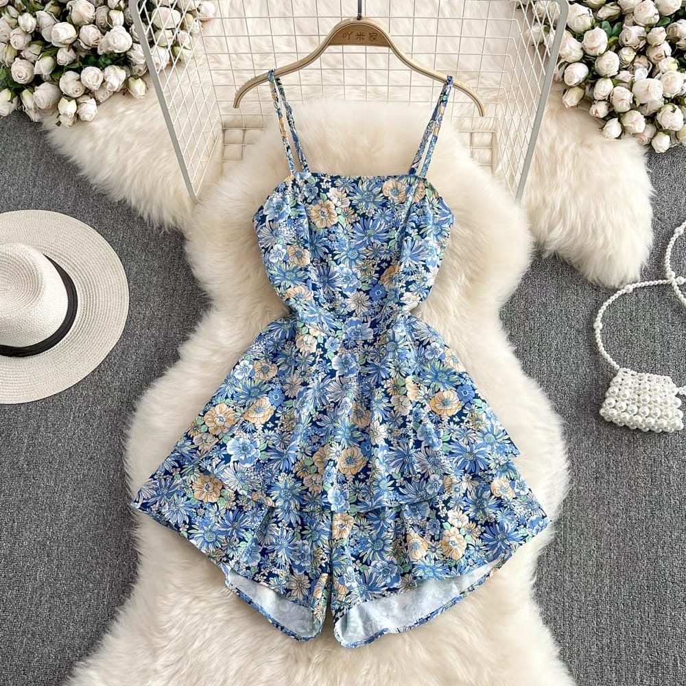 Cancel your plans floral romper JRZZ487 image