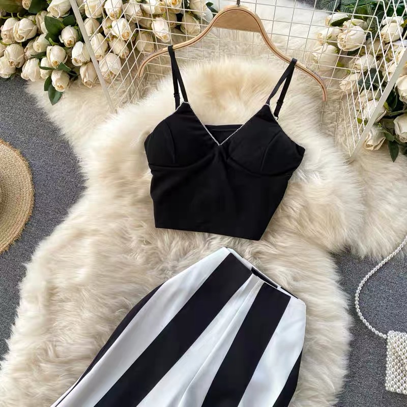 Goddess stripes print set TPZZ206 image