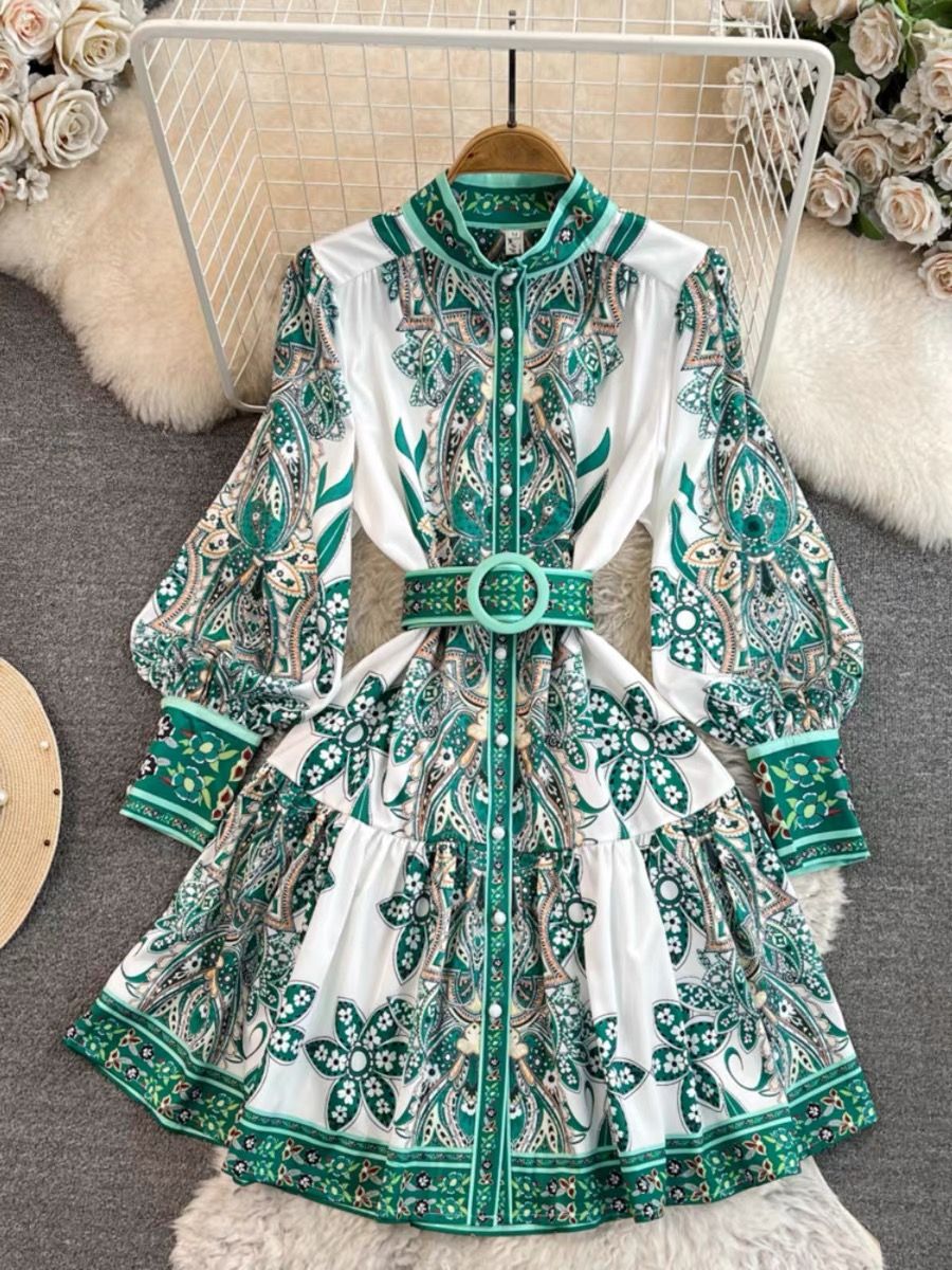 Misunderstood print dress ED139 image