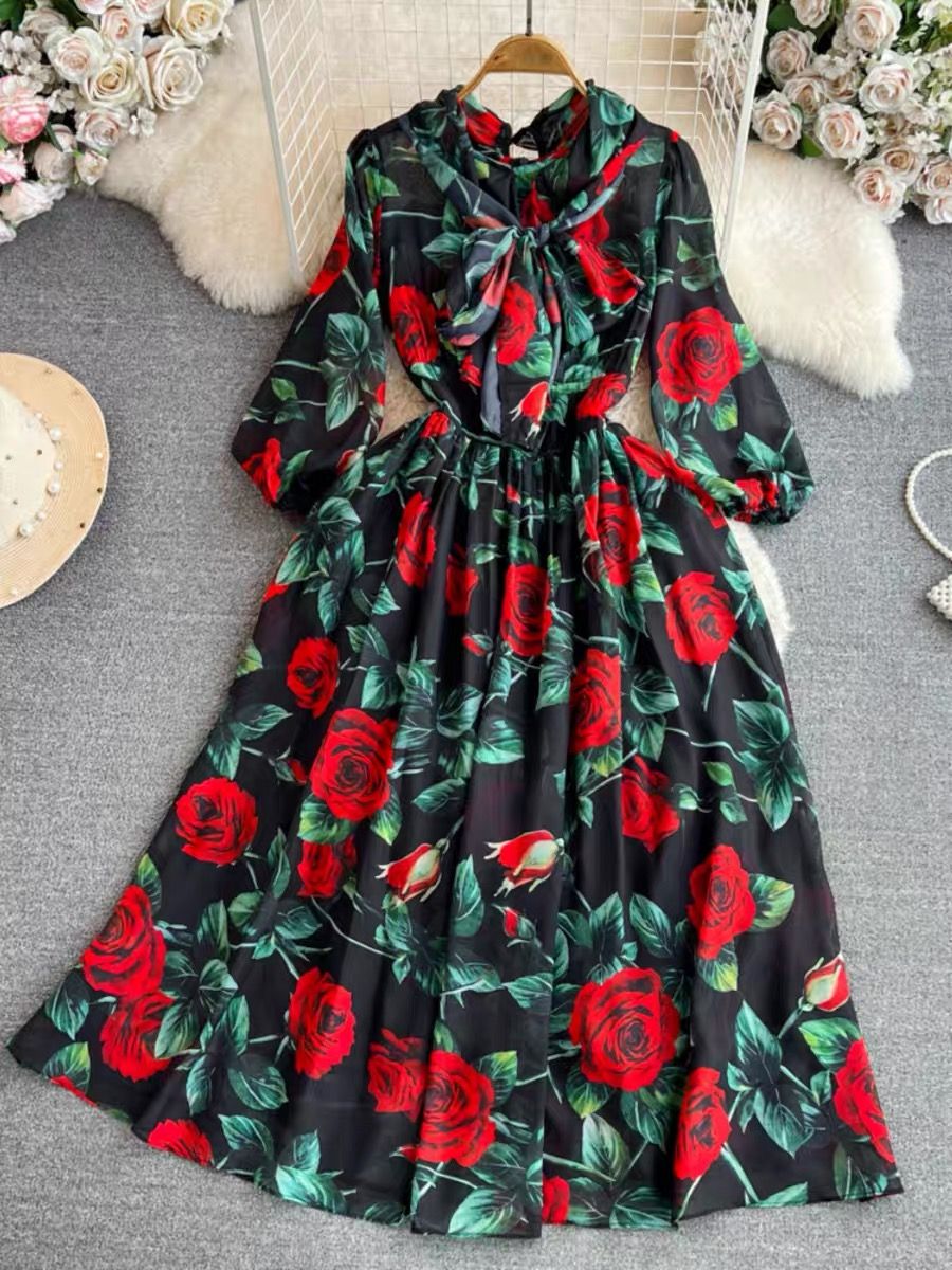 Court side cutie floral dress  CD690 image