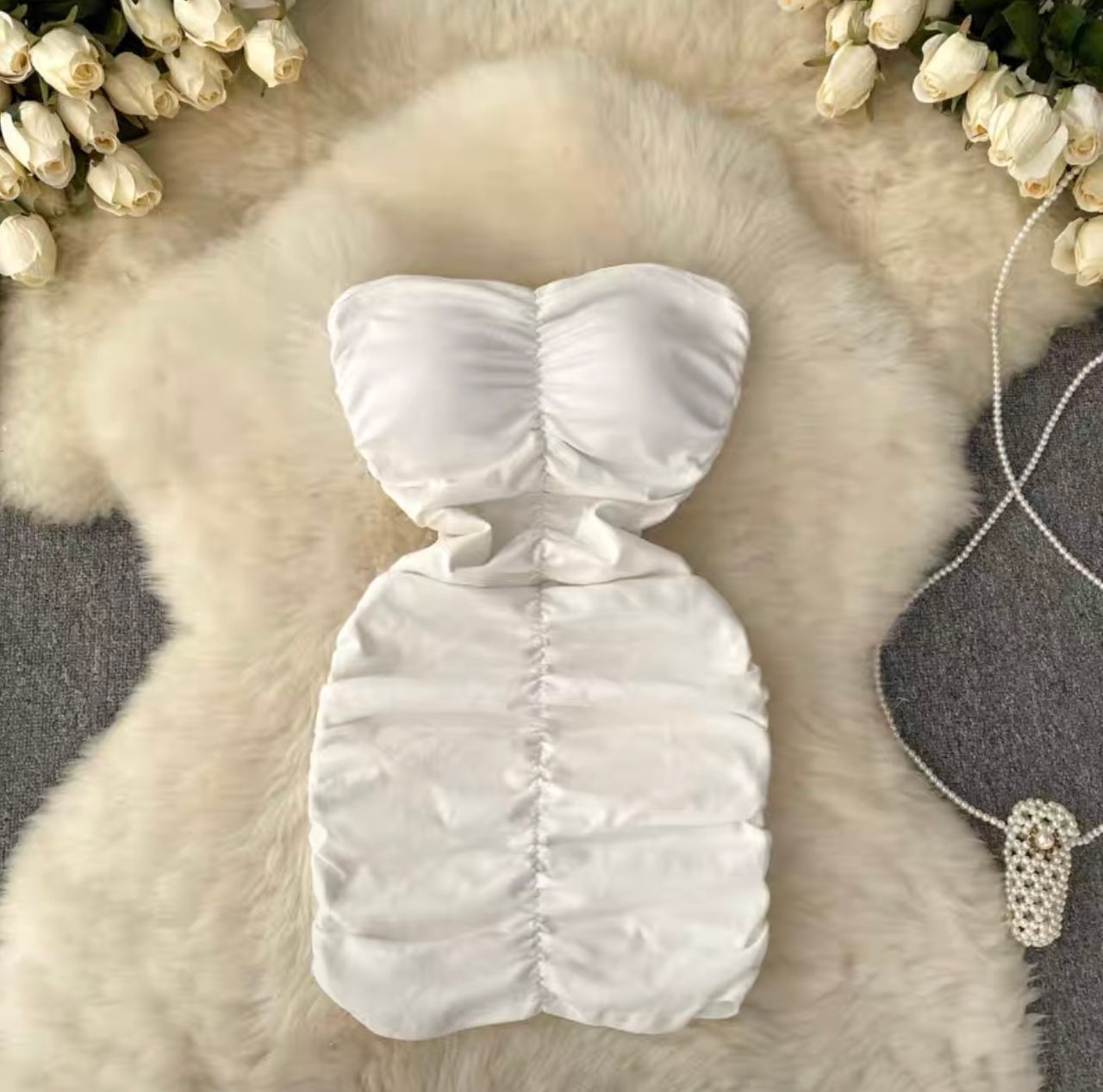 Free as a butterfly ribbed gown CBC105 image