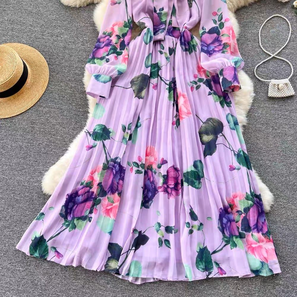 Picnic party floral dress CD195 image