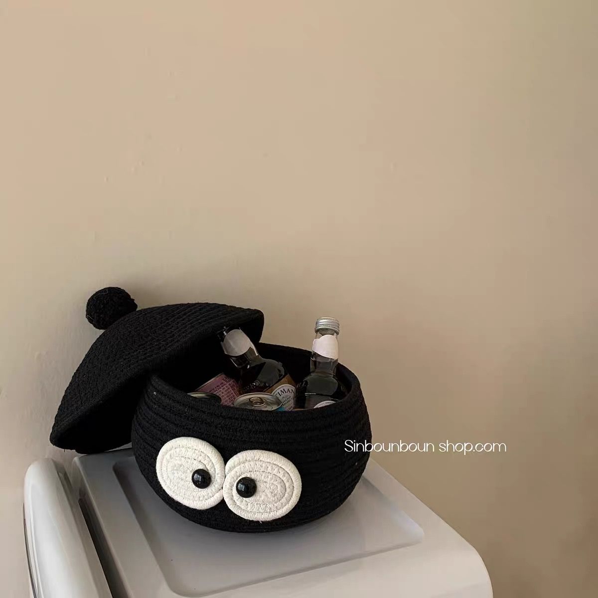 Fancy mini crotchet storage basket MK125 image