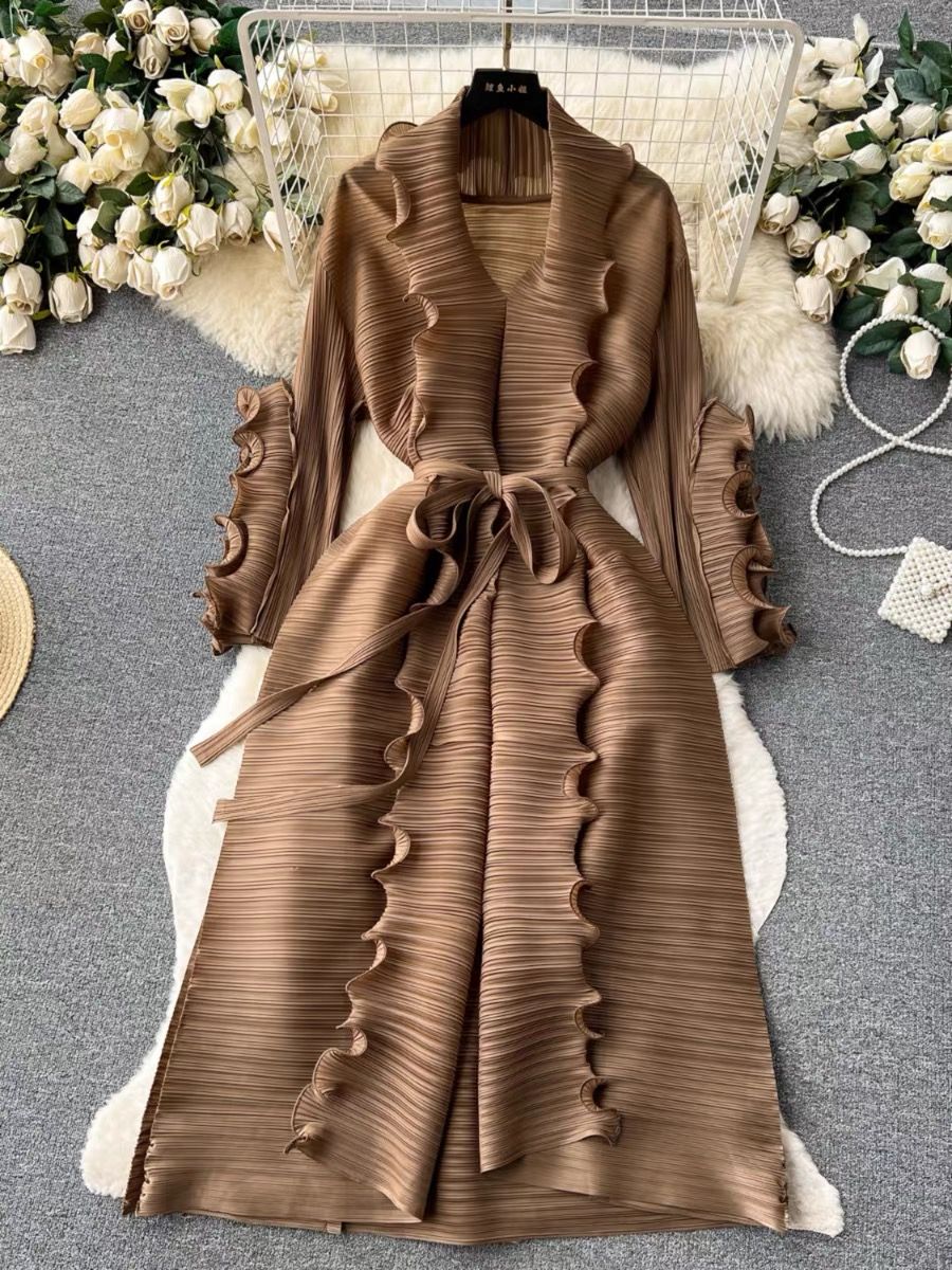 Curving you ruffle dress EVD47 image