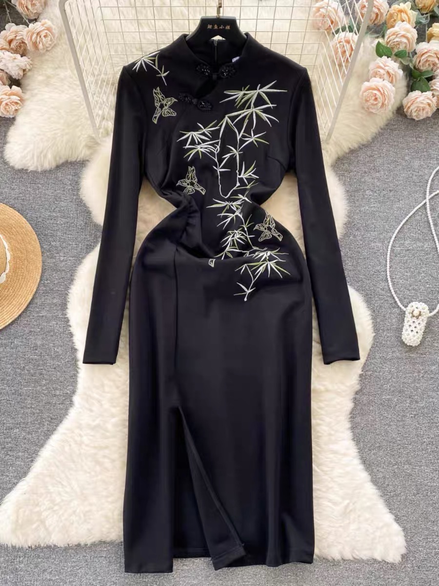 Enchanted night Asian dress FBC81