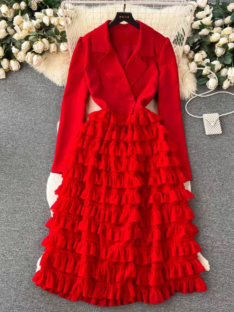 Lost your chance tulle suit dress FD324 image