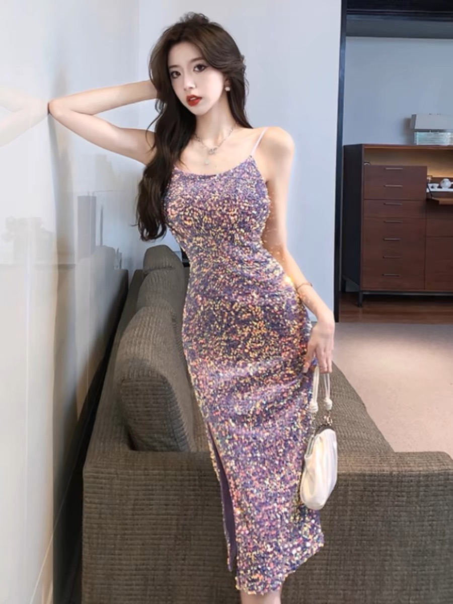 Night party sequin dress EBC77 image