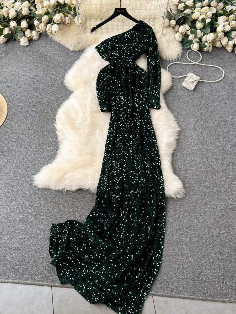 Birthday queen sequin laced dress EVD85 image