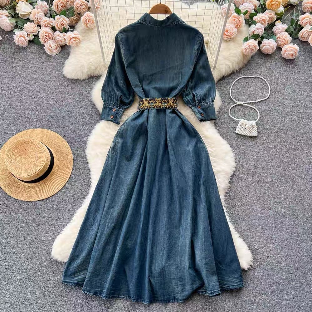 Happy momah denim dress DD7 image