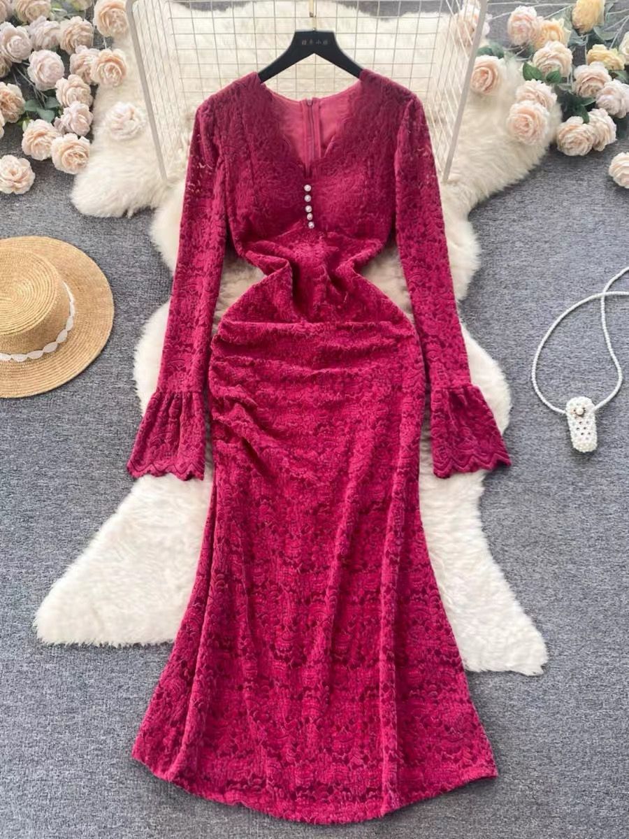 Edith J lace dress FD516 image