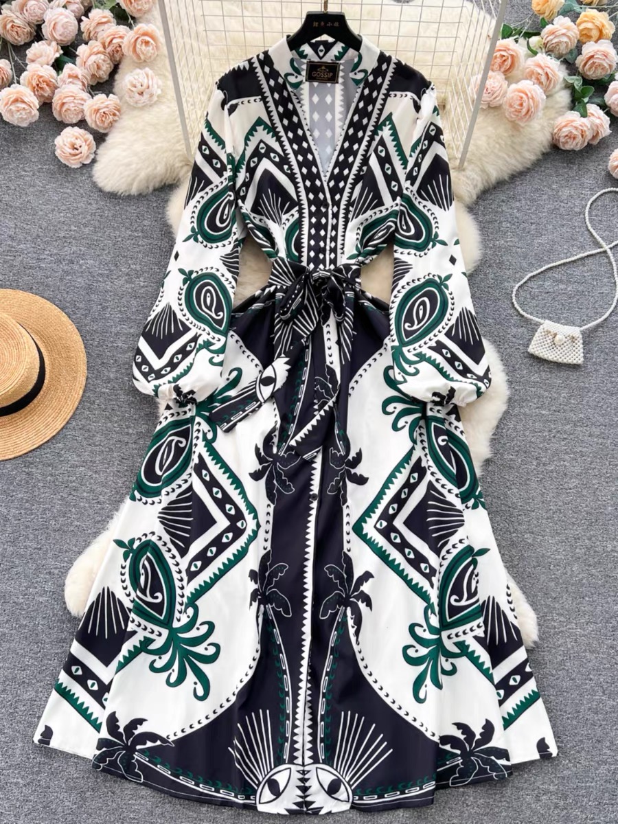 Wondering eyes designer dress ED75