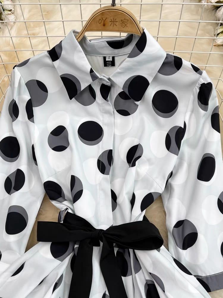 Watch me sparkle polka dress FD180 image