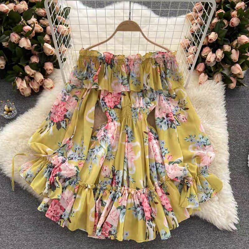Who’s in the garden floral dress CD30 image