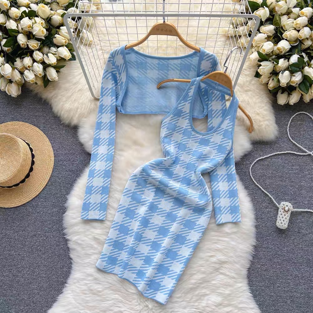 Living lavishly plaid set TPZZ936 image