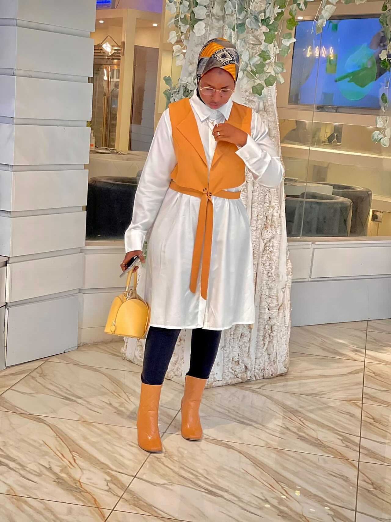 Boss moves waist coat & dress image