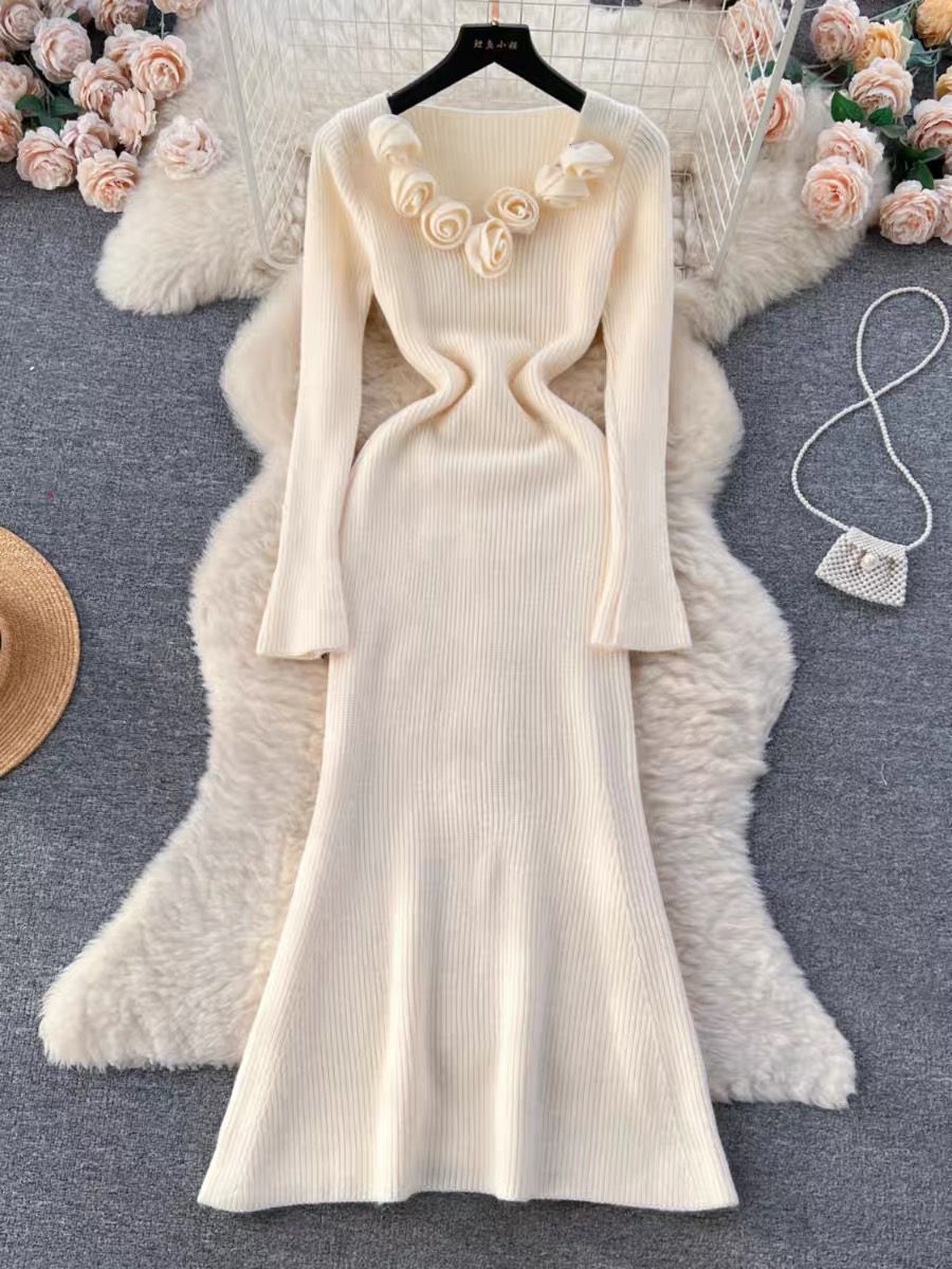 Gabriella floral knitted dress KD228 image