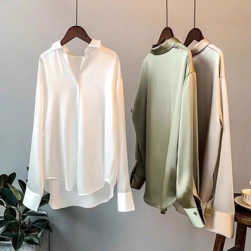 Work boss silky shirt SDZZ241 image