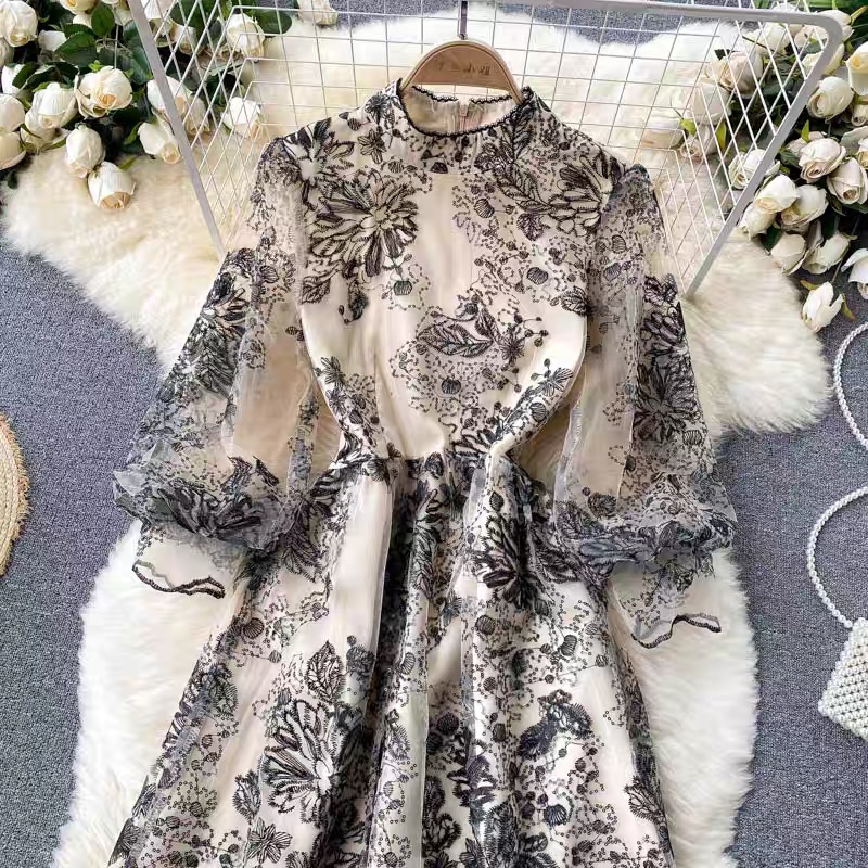 Rich boss babe mesh dress FD238 image