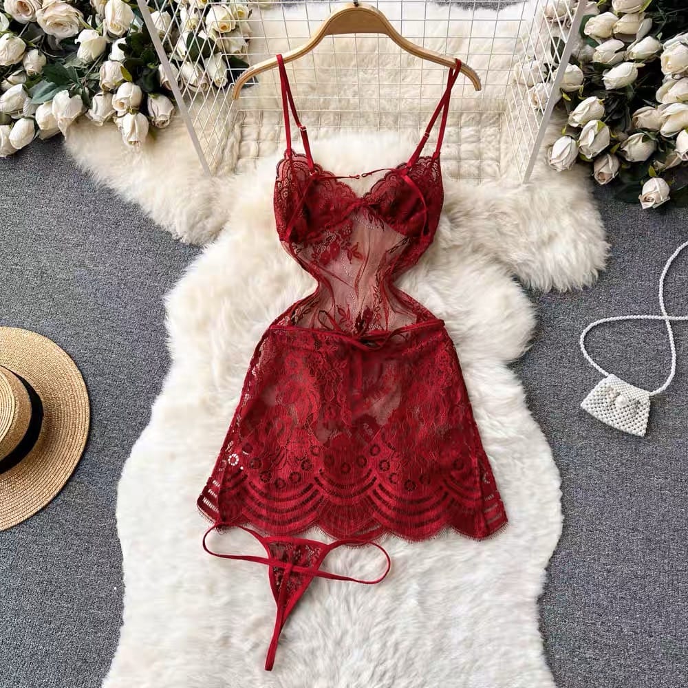 Baby keeper lace gown set SW110 image