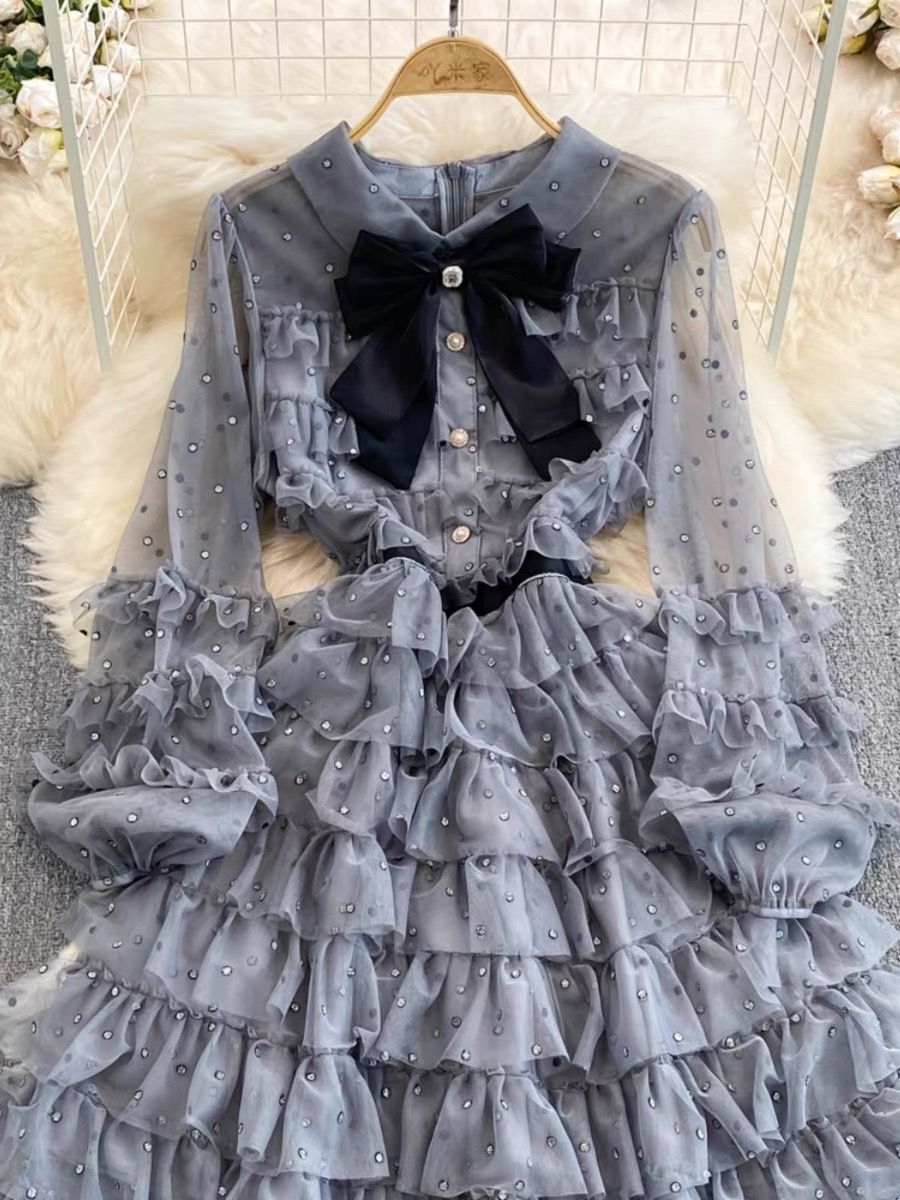 Fearless tour ruffle dress FD467 image