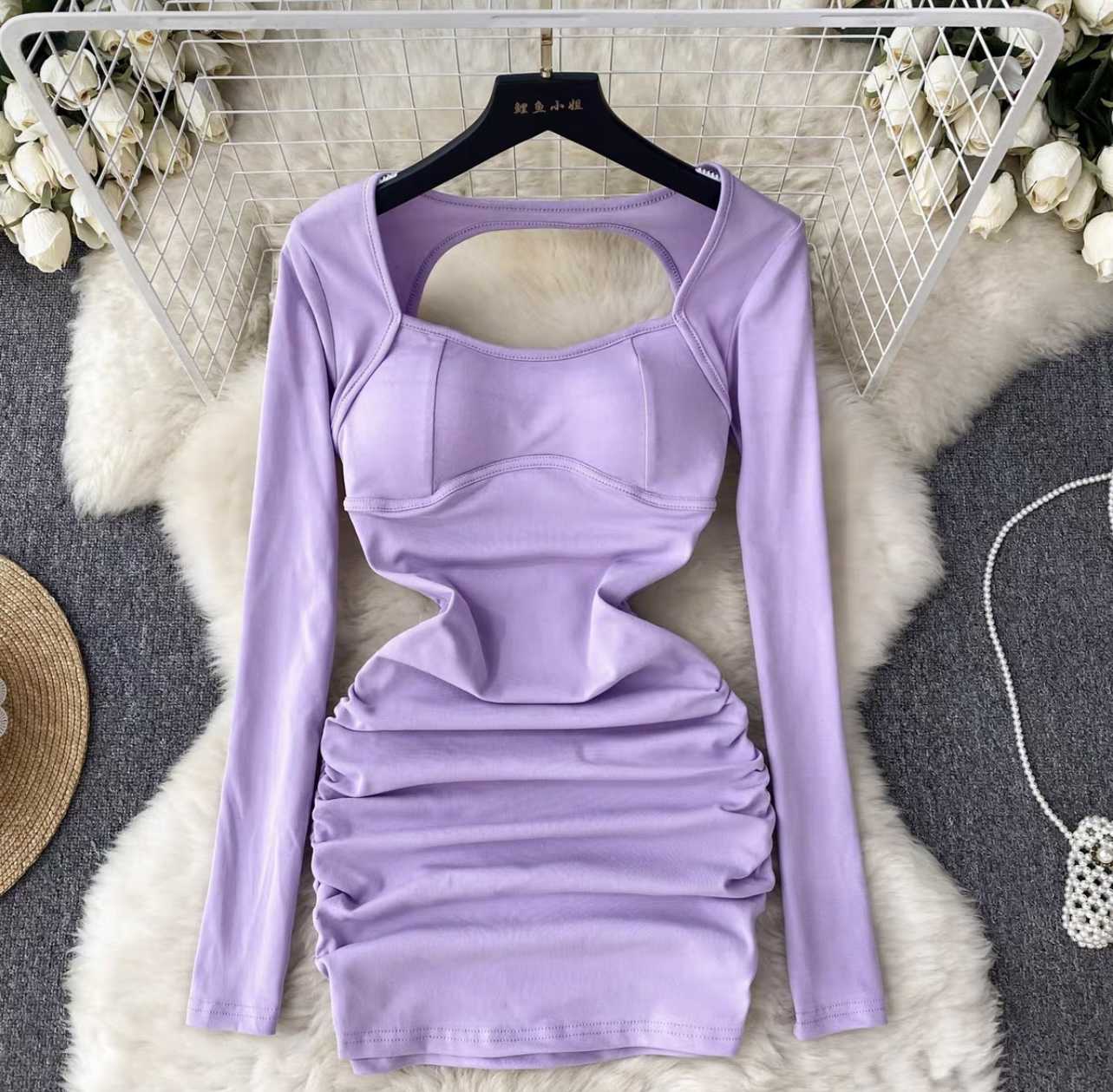 Addicted to the fame midi dress CBC168