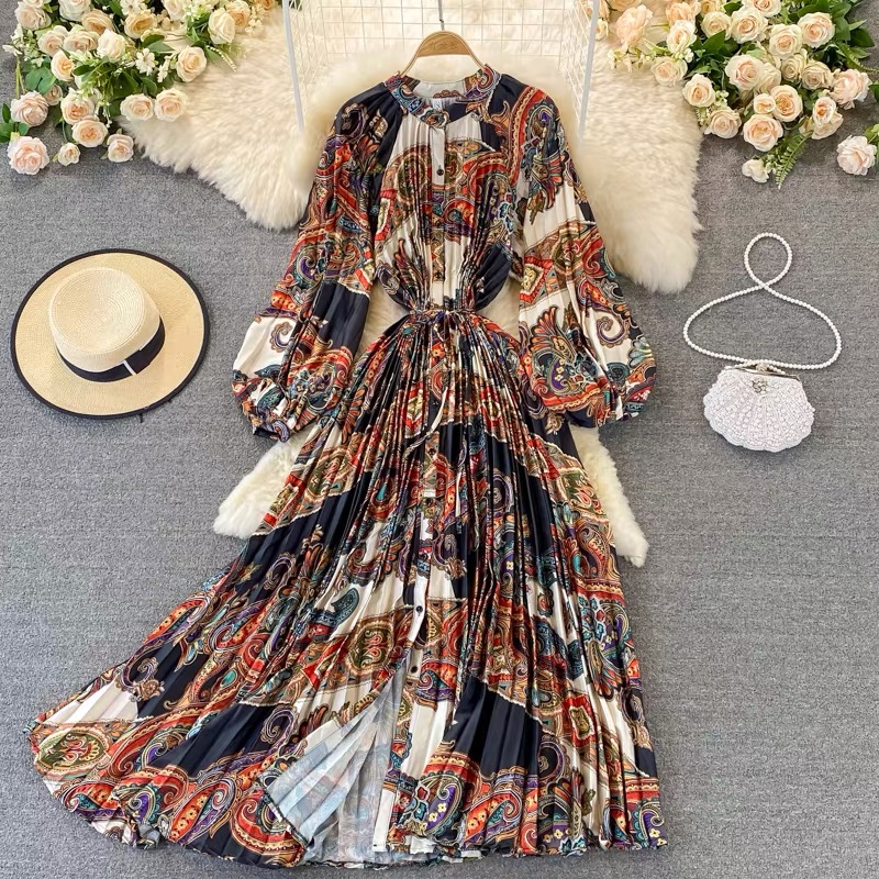 Body by me print dress CD64 image