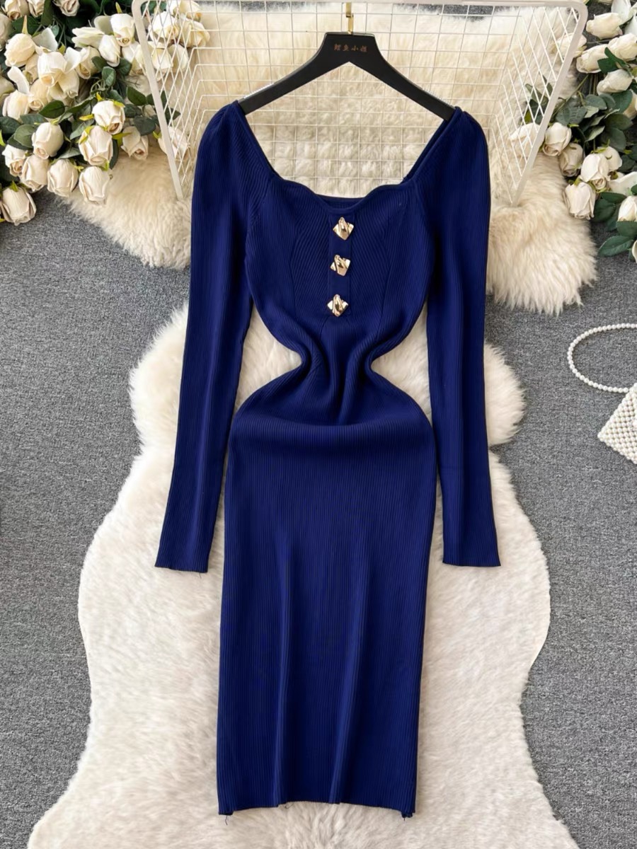 Don’t stop hustling knit gown KBC85