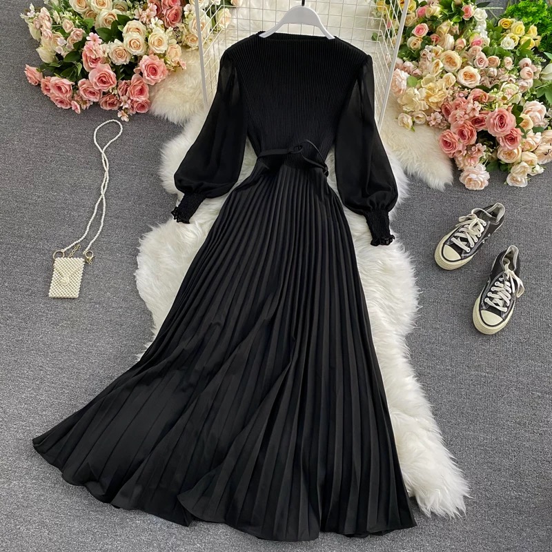 Flying high with you pleated dress FD98 image