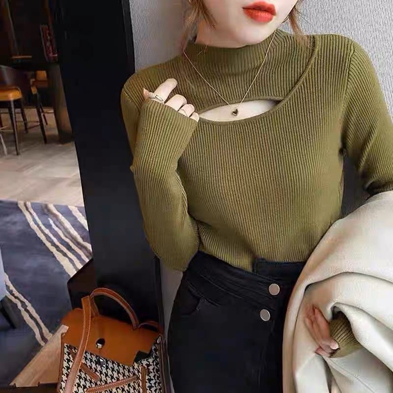 Always seen knit top TZZ879 image