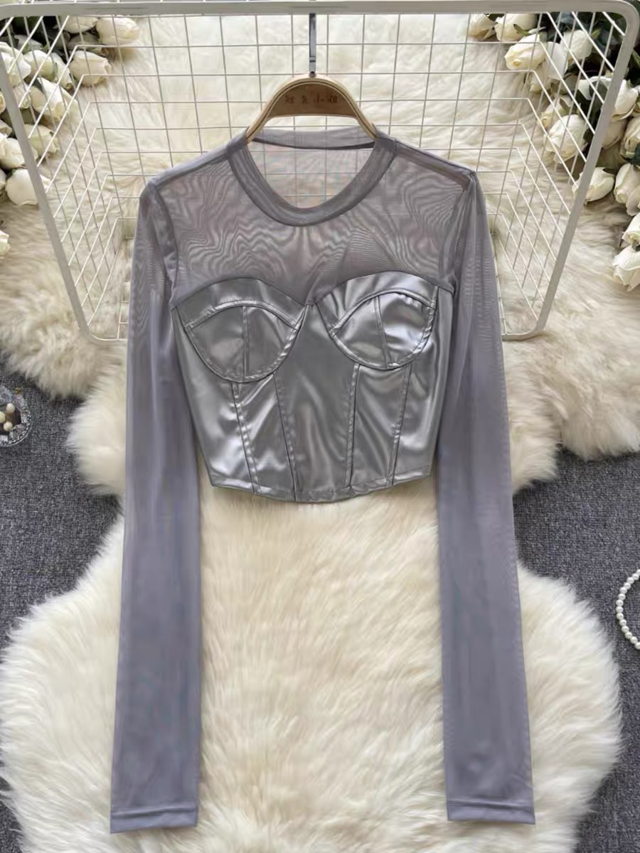 Piece of cake leather top TZZ2417 image