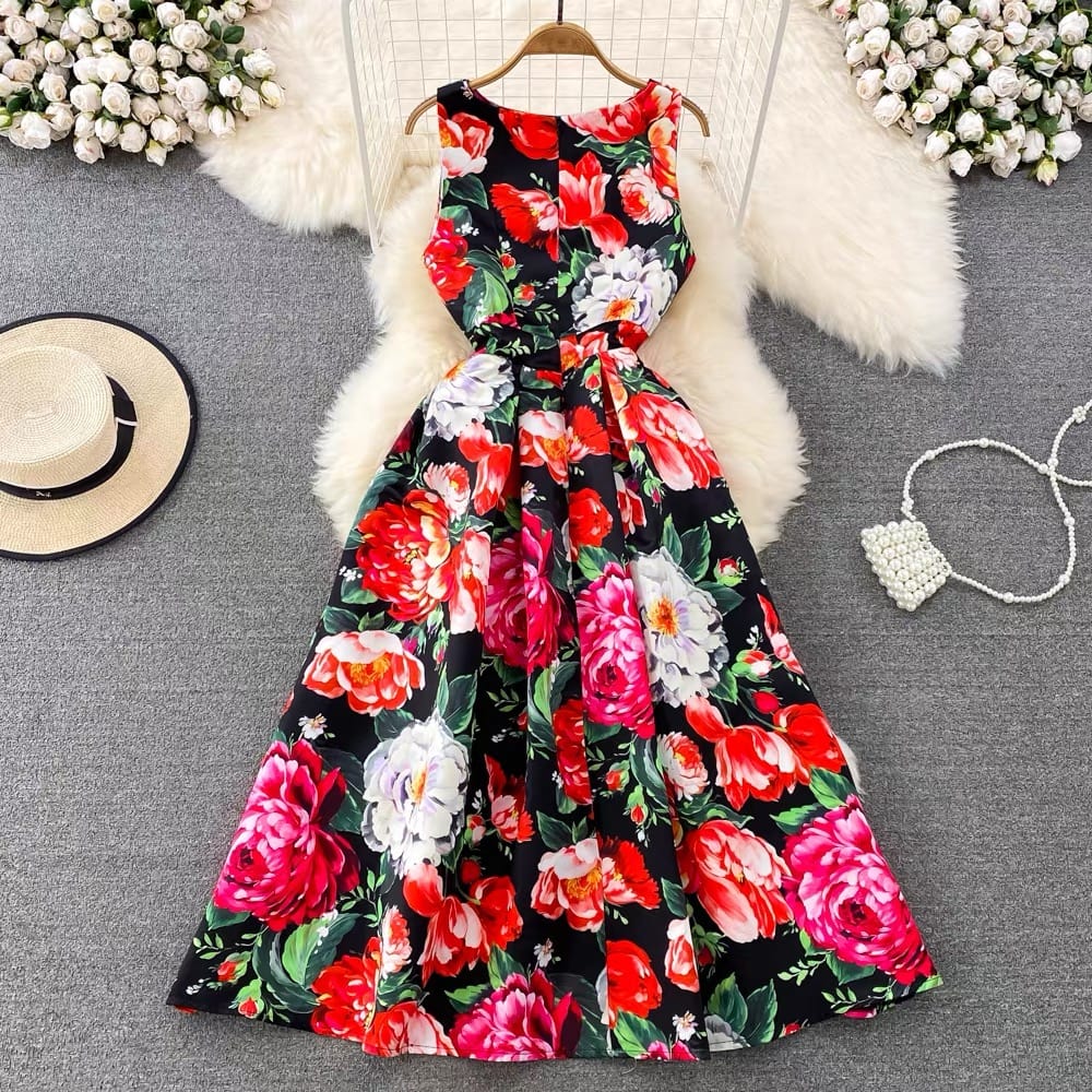 Topeka floral dress FD77 image