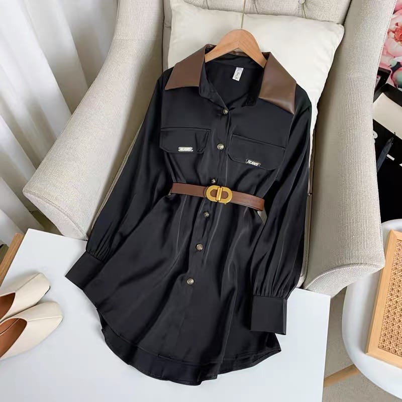 Dinner dates shirt dress SDZZ421 image