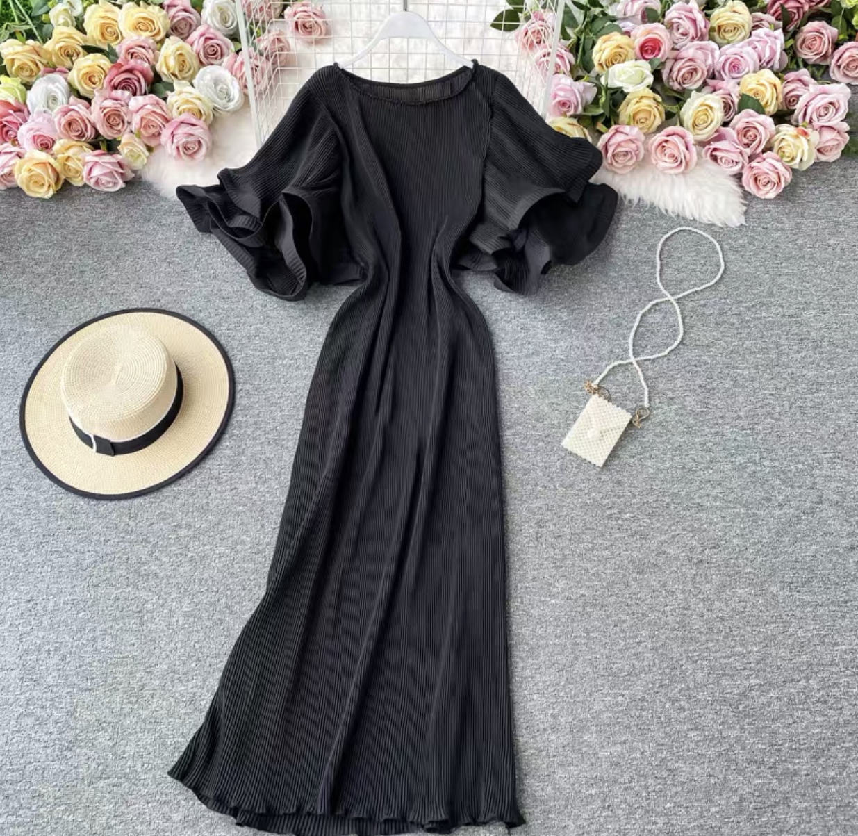 Dinner nights ruffle dress FD2 image
